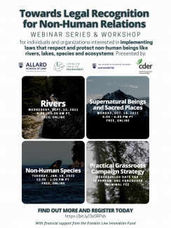 Non-Human Relations Webinar Series Poster