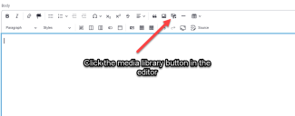 Media library button